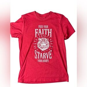 Feed Your Faith, Starve Your Doubts” Graphic T-Shirt